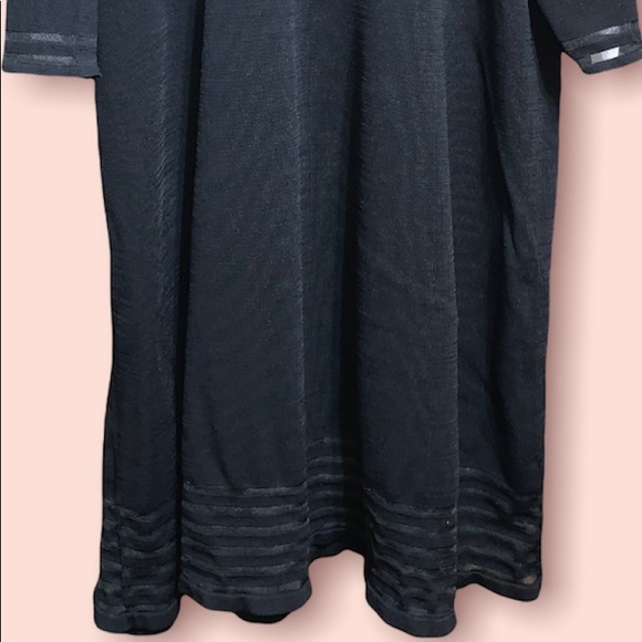 Calvin Klein Illusion Stripe Midi Dress (size 3x) - Picture 4 of 9